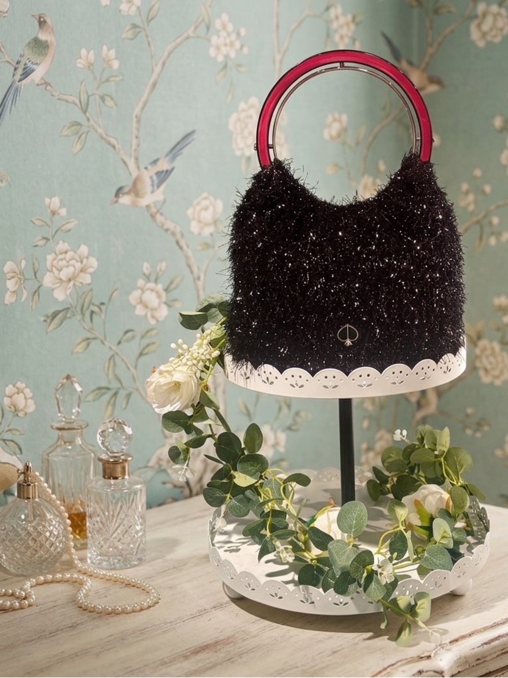 Kate Spade Betty Tinsel Swag Bag - Picture 2 of 16
